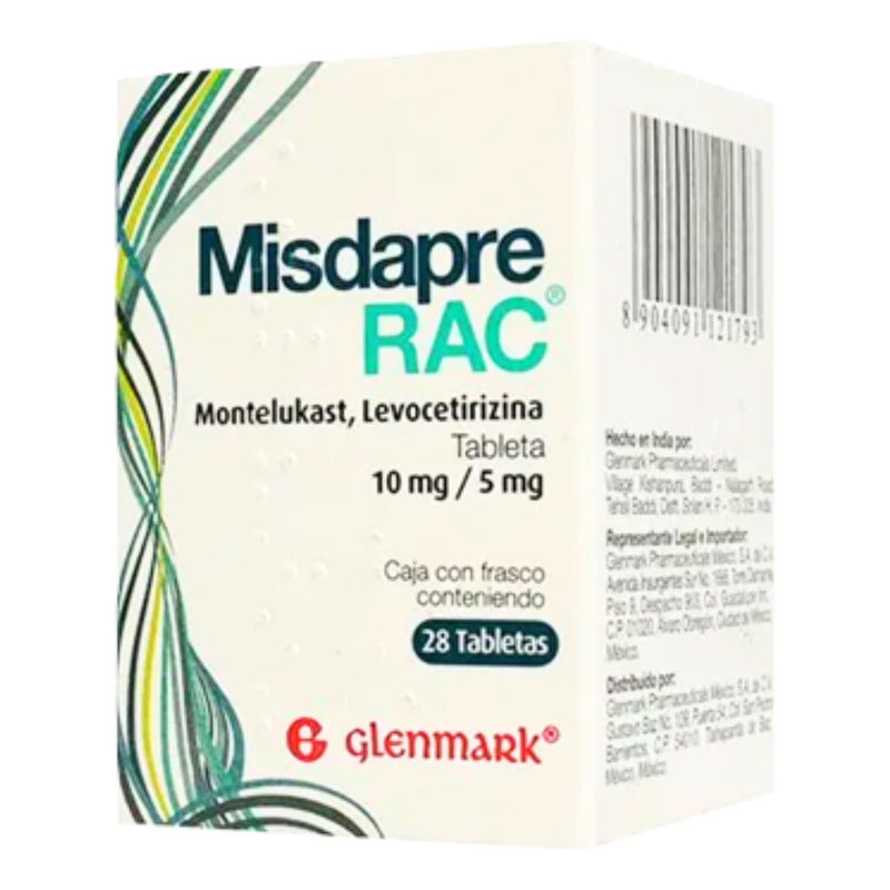 Misdapre Rac Tabletas 10 Mg/5 Mg, 28 Tabletas