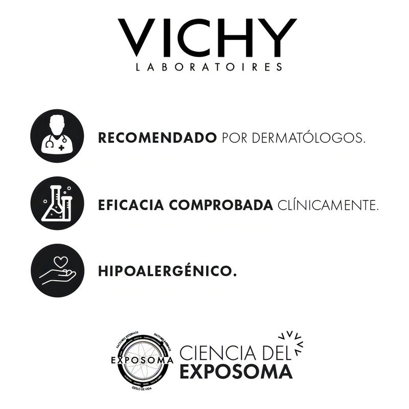 Shampoo Tratamiento Anticaspa En Botella Vichy Dercos Sin Parabenos Para Cabello Seco 200 Ml