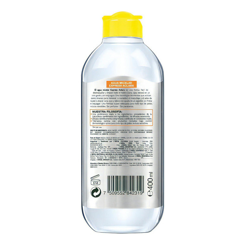 Garnier Agua Micelar Con Vitamina C Piel Con Manchas 400ml