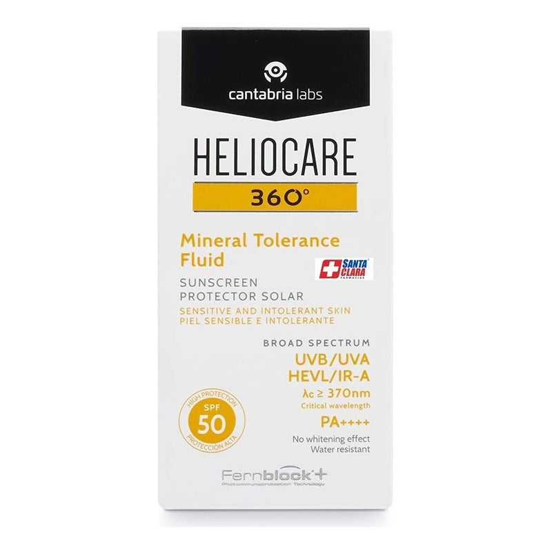 Heliocare 360 Mineral Tolerance Fluid Spf 50+ 50ml