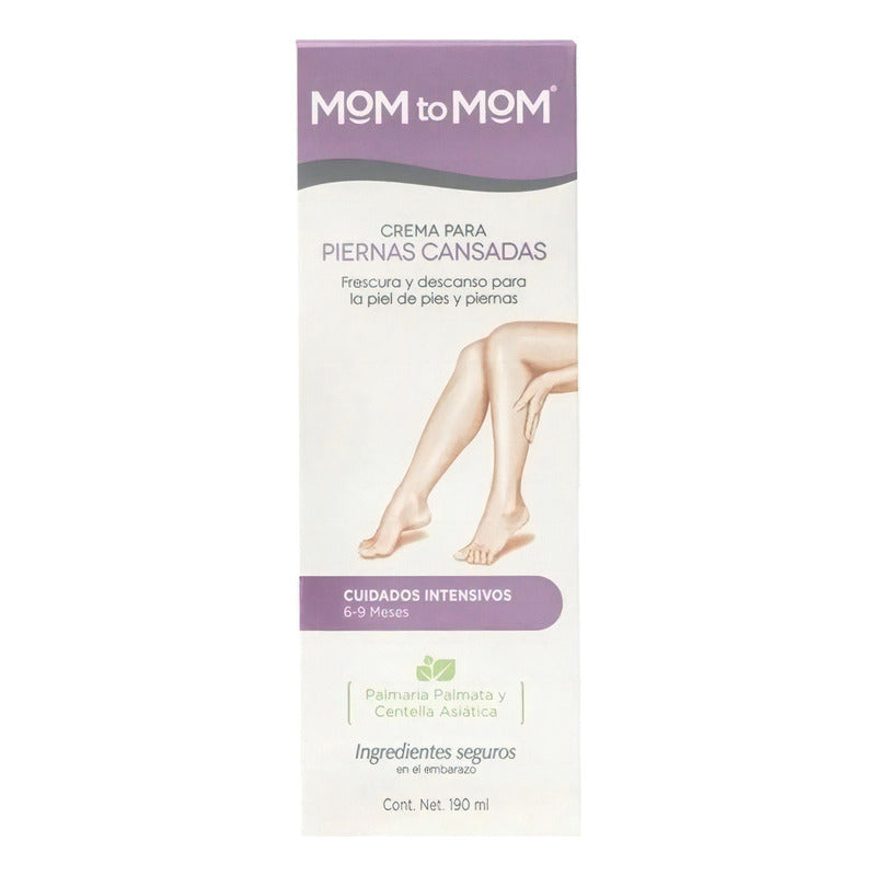 Mom To Mom Crema Para Piernas Cansadas En Tubo 190ml