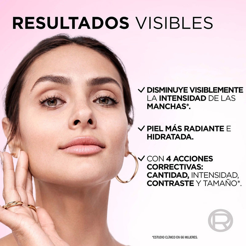 Gel Crema Noche Anti-manchas Ácido Glicólico L'oréal Paris Todo Tipo De Piel Noche