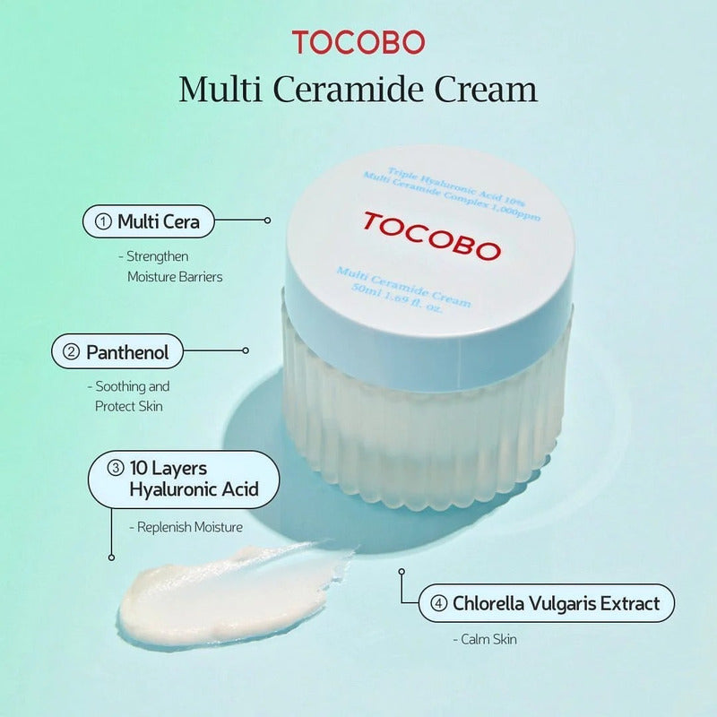 Tocobo Crema Multi Ceramidas 50ml Piel Todo Tipo Todo Tipo De Piel
