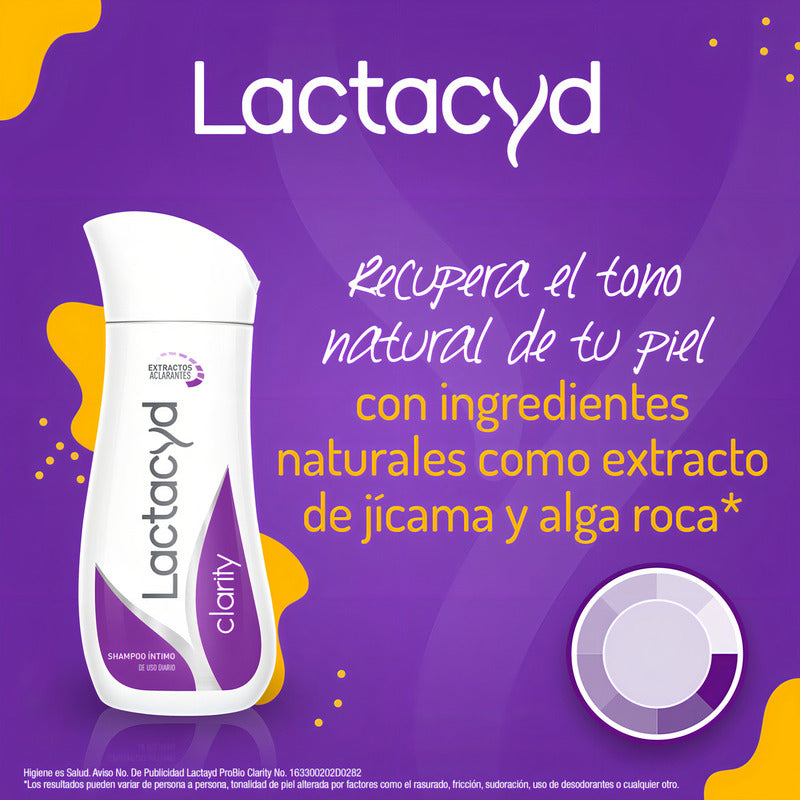 Lactacyd Clarity Shampoo Íntimo De Uso Diario, 220ml