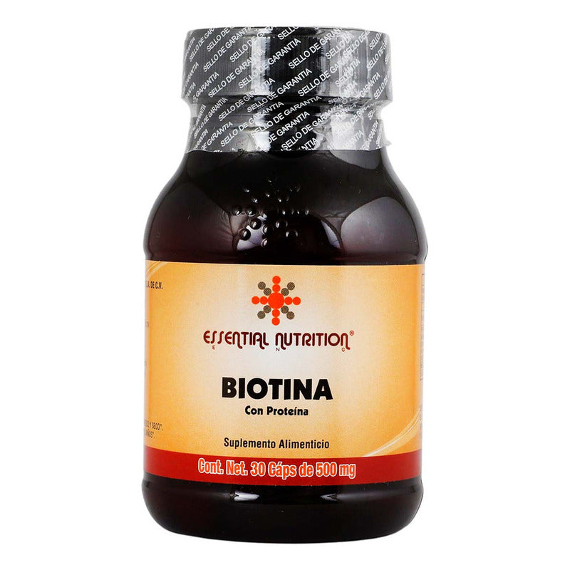 Suplemento Alimenticio Biotina 500mg 30 Cápsulas