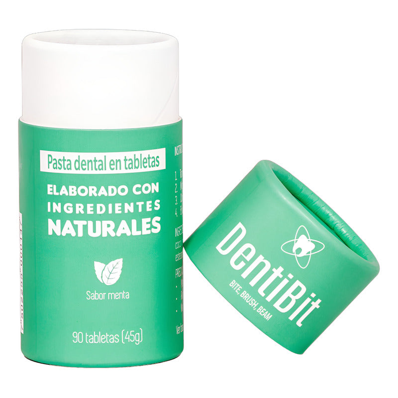 Pasta Dental Dentibit En Tabletas 90tabs Sabor Menta