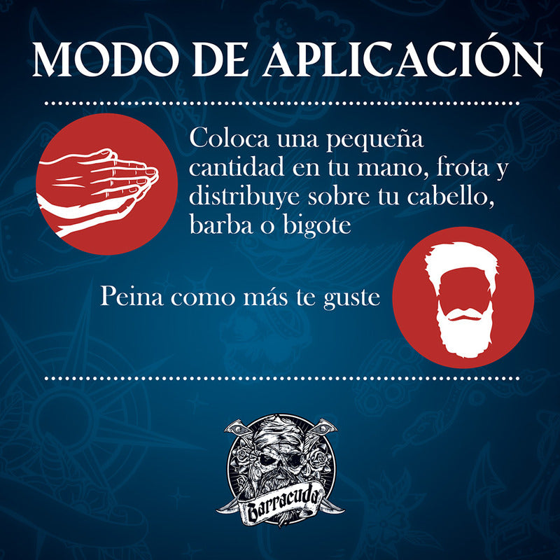 Crema Fijadora Hold Cream Original 150ml Barracuda