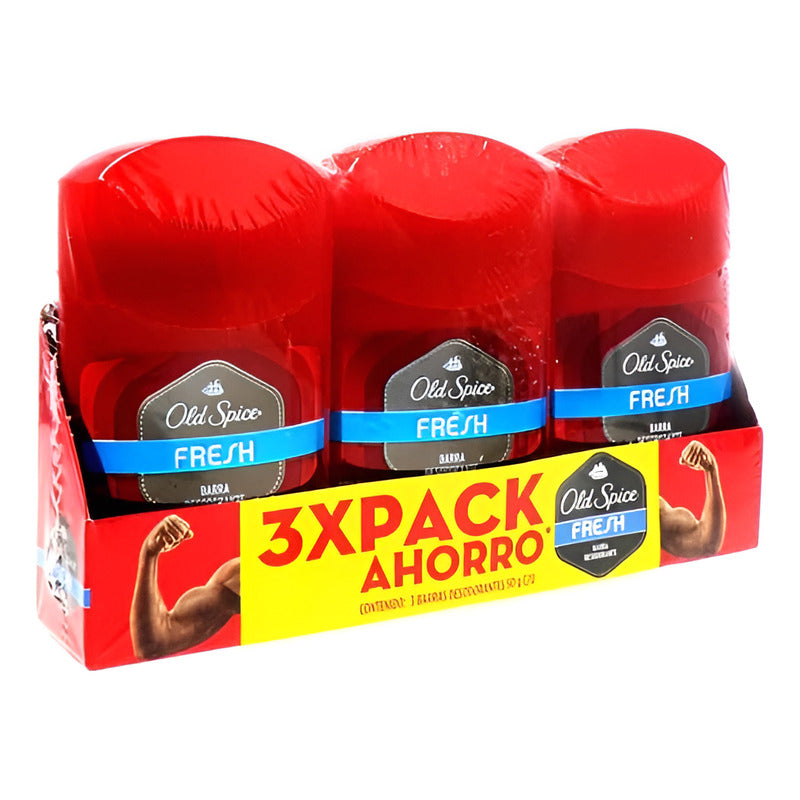 Desodorante Old Spice Fresh Para Caballero 3 Pack