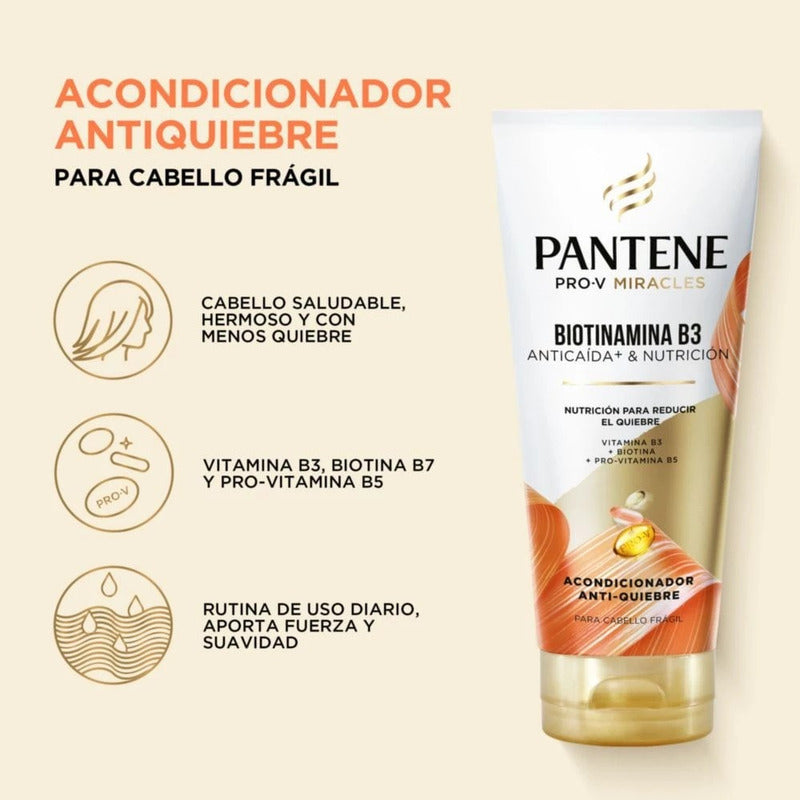 Pantene Pro-v Miracles Acondicionador Biotina 250ml