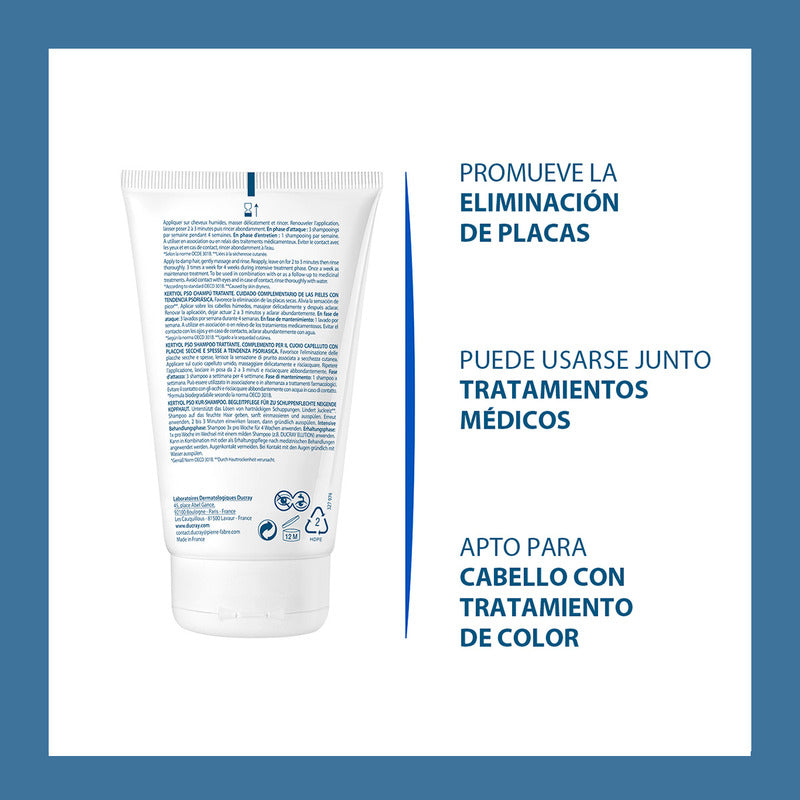 Ducray Kertyol Pso Shampo Tratante Elimina Escamas Y Rogeces