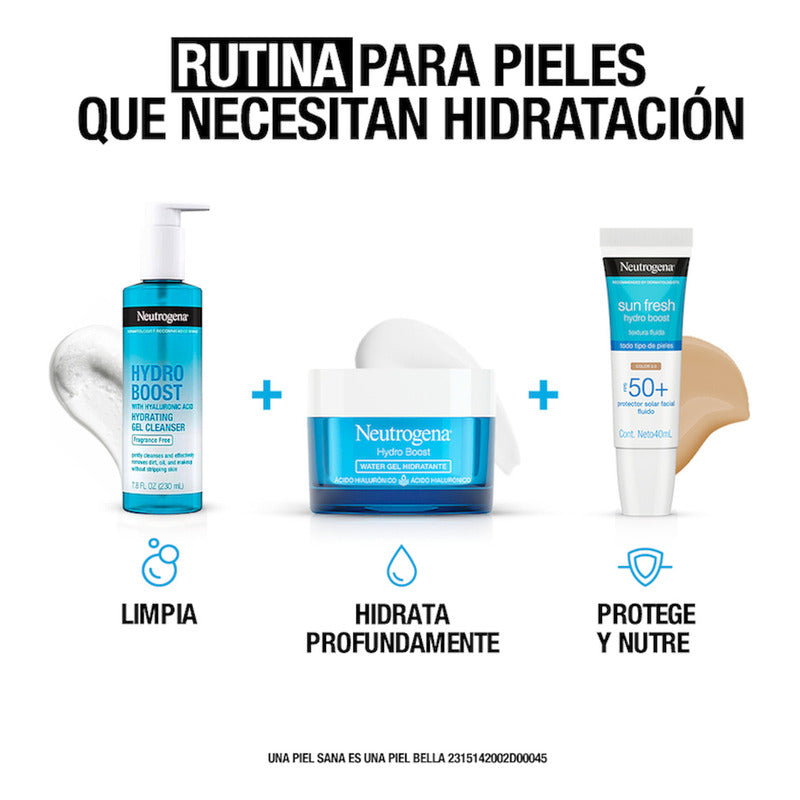 Neutrogena Sun Fresh Hydro Boost Tono Claro Fps 50+ 40ml