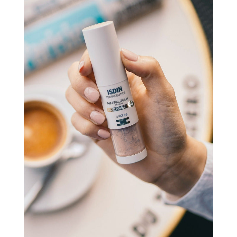 Isdinceutics Mineral Brush Polvo Facial Fotoprotector Spf, 4 G