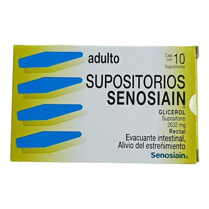 Supositorios Senosiain Glicerol Adulto Caja 10 Supositorio