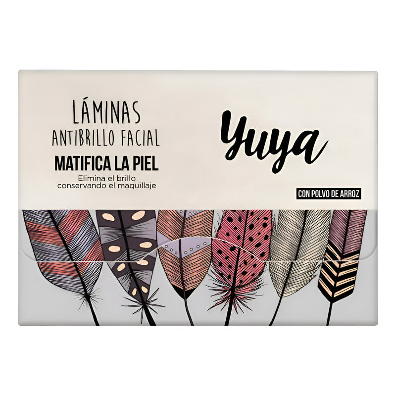 Láminas Antibrillo Facial Matificante Yuya Polvo De Arroz Todo Tipo De Piel