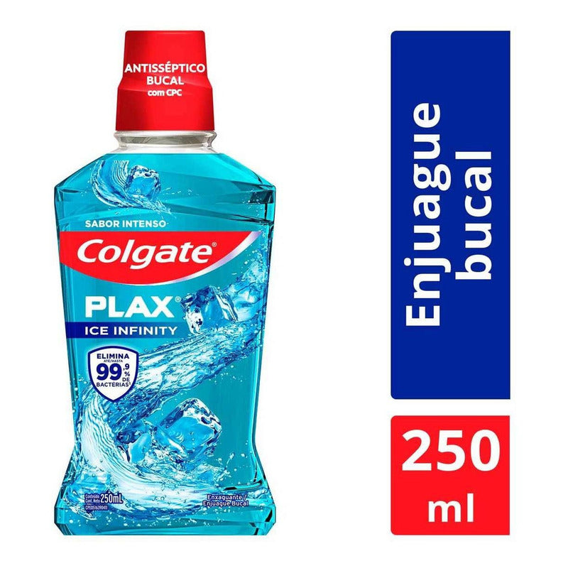Enjuague Bucal Colgate Plax Ice Infinity 250ml