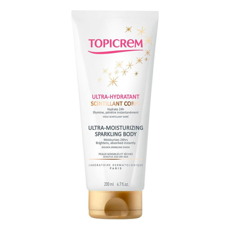 Topicrem Leche Corporal Ultra Hidratante Brillante 200ml