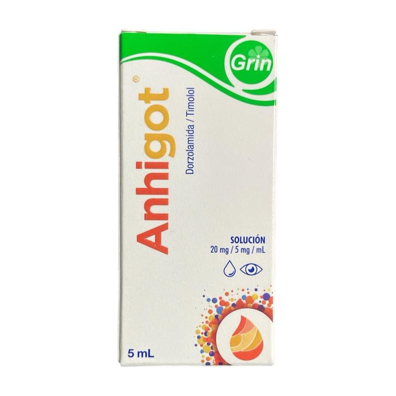 Anhigot Gotas Oftálmicas 20 Mg/5 Mg, 5 Ml Grin