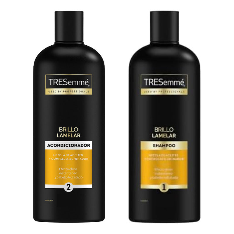 Pack Tresemme Brillo Lamelar Shampoo + Acondicionador 1 L