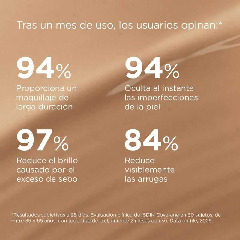 Sdin Coverage Base De Maquillaje Alta Cobertura Con Protector Solar Fps 50+ Tono 4.0 Golden