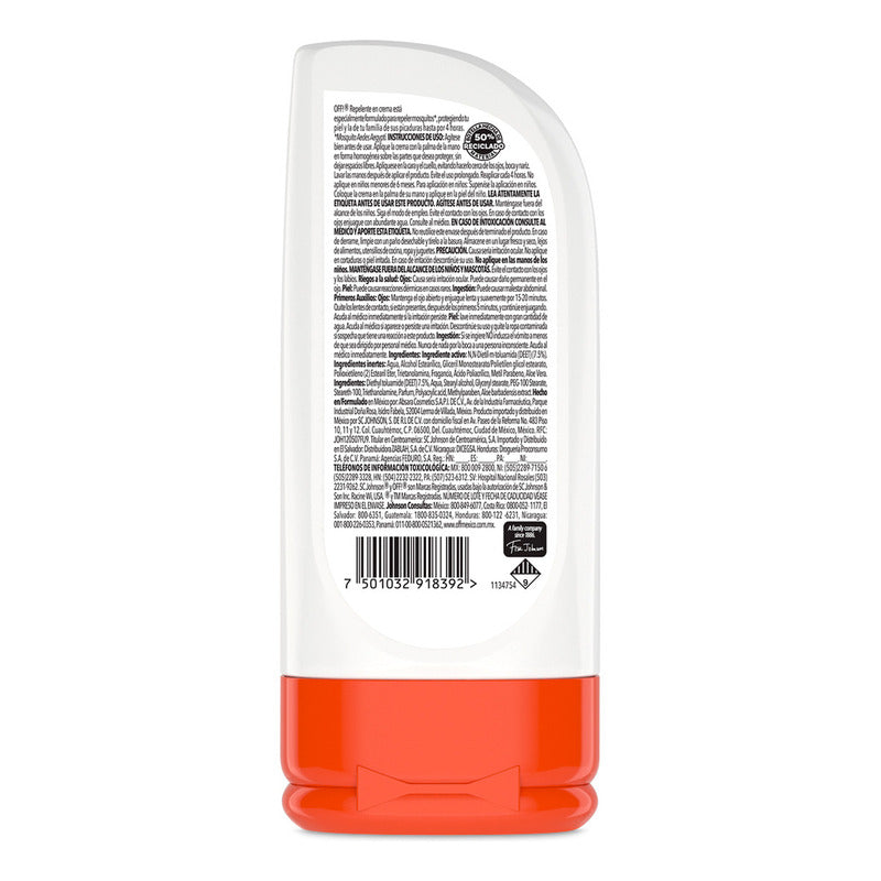 Repelente De Mosquitos En Crema Off Family 2 Unidades De 200ml