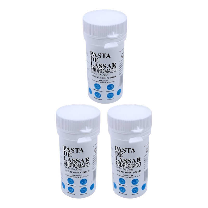 Pack 3 Pasta De Lassar Andrómaco 60g Oxido De Zinc25% Neutra