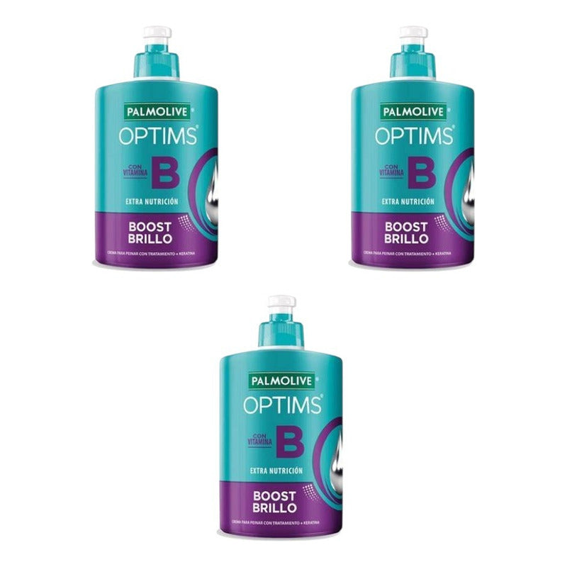 Pack 3 Palmolive Optims B Extra Nutricion Boost Brillo 150ml