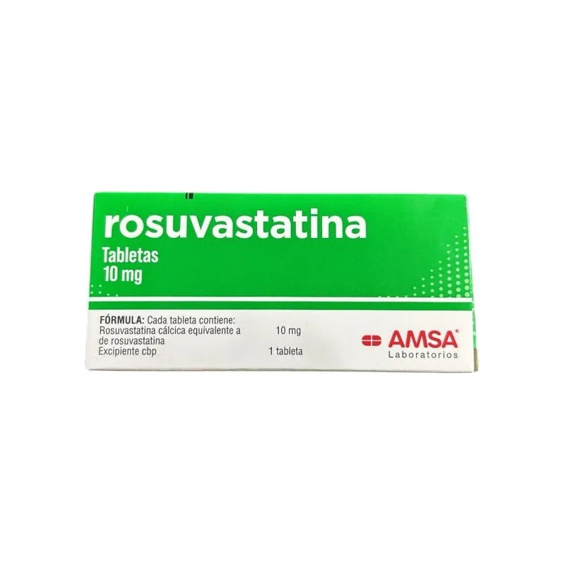 Rosuvastatina Amsa 10mg 30 Tabletas