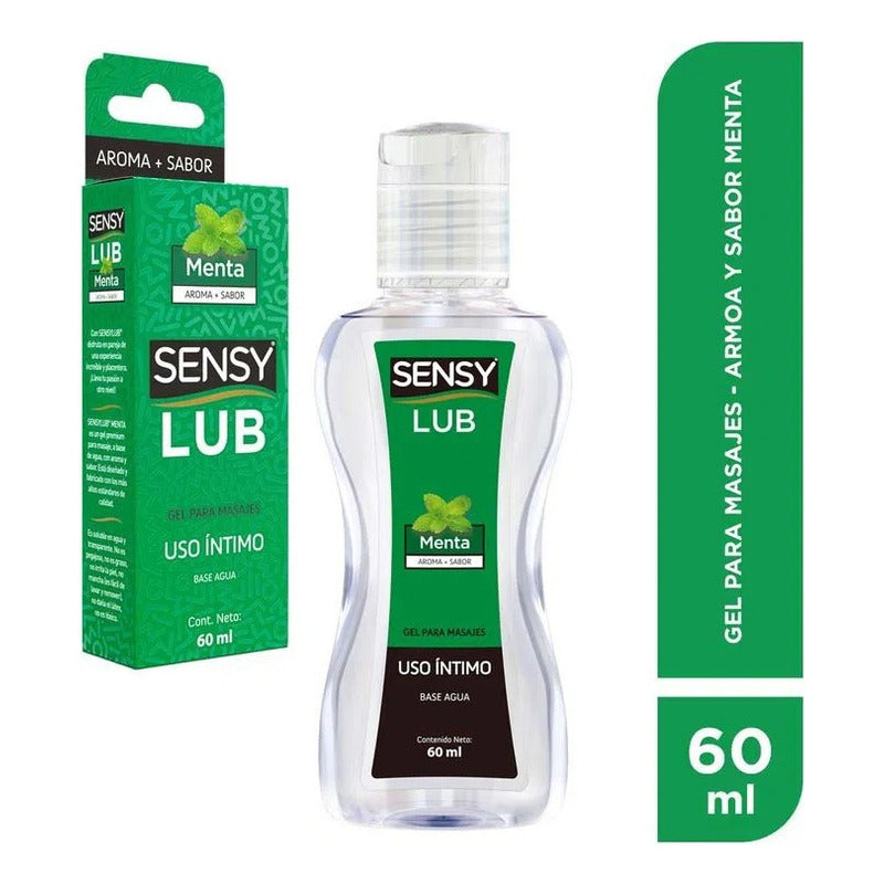 Playboy Sensy Lub Gel Para Masaje Menta 60ml Menta