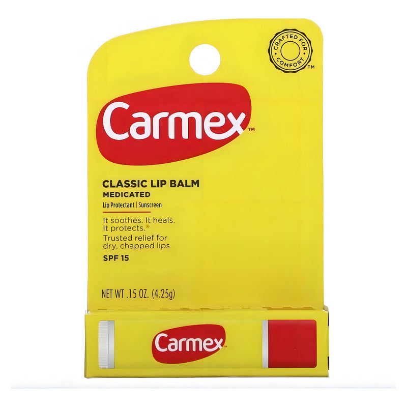 Carmex Bálsamo Labial Hidratante Con Fps15 Sabor Classic