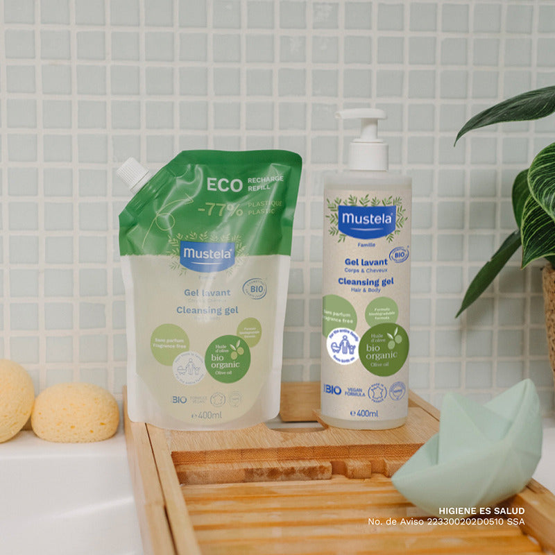 Mustela Bio Orgánico Gel De Baño Refill 400ml
