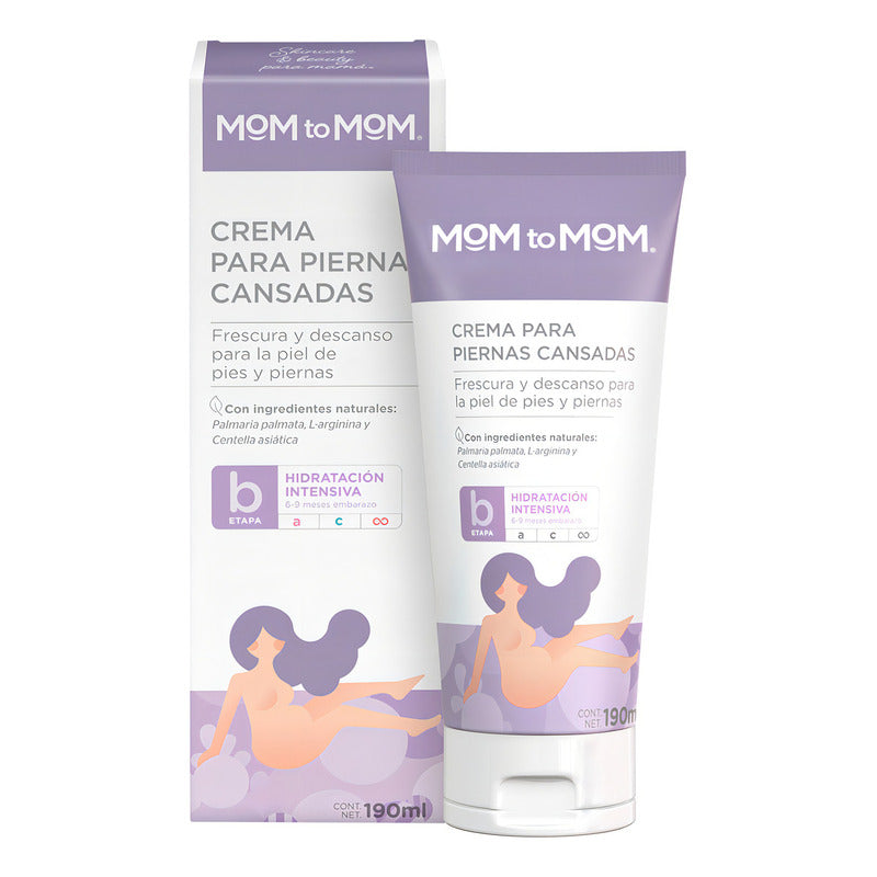 Mom To Mom Crema Para Piernas Cansadas En Tubo 190ml