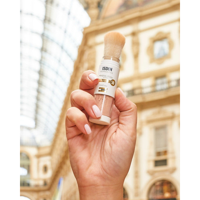 Isdinceutics Mineral Brush Polvo Facial Fotoprotector Spf, 4 G