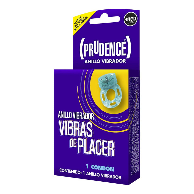 Prudence Anillo Vibrador Con 1 Condon Lubricado