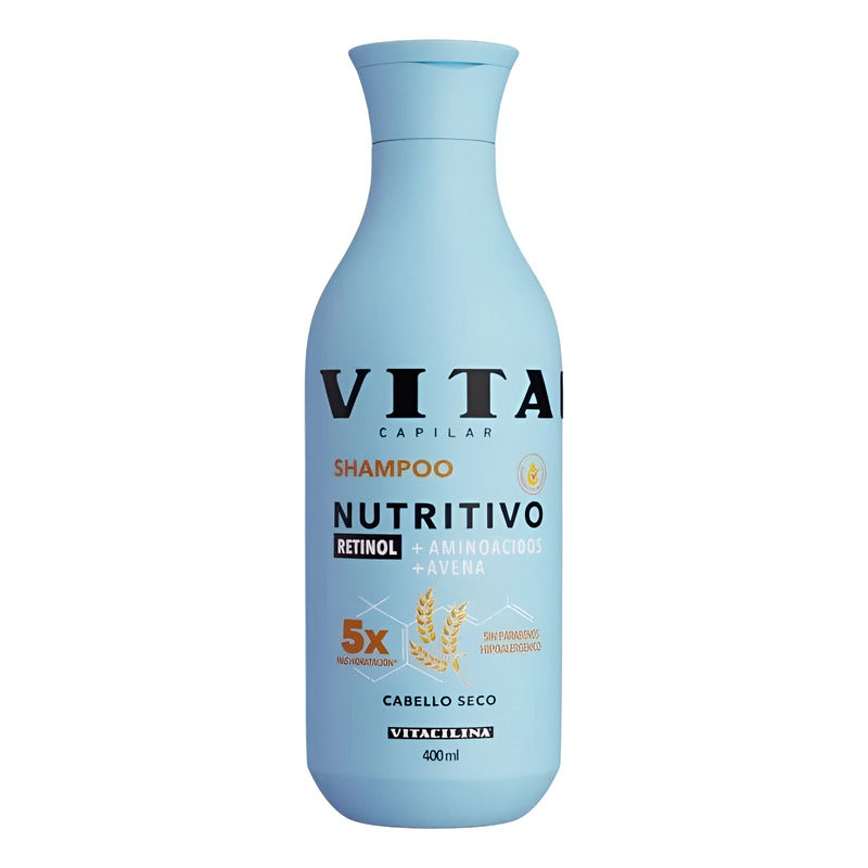 Shampoo Vitacilina Nutritivo Cabello Seco 400ml
