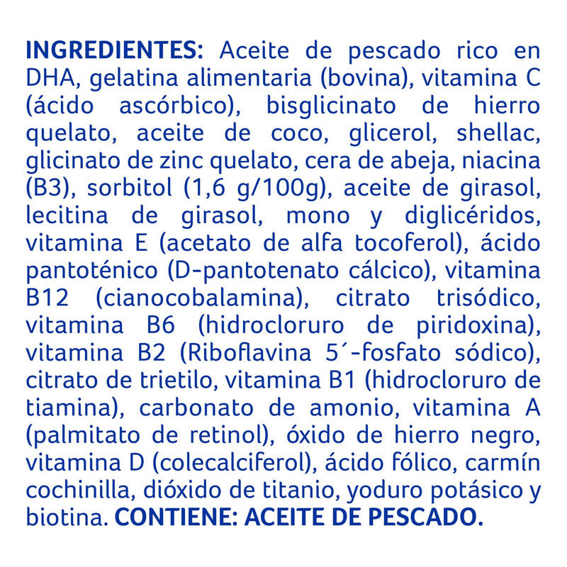 Multivitamínico Con Dha Nestlé Materplus Caja Con 30cápsulas Sin Sabor