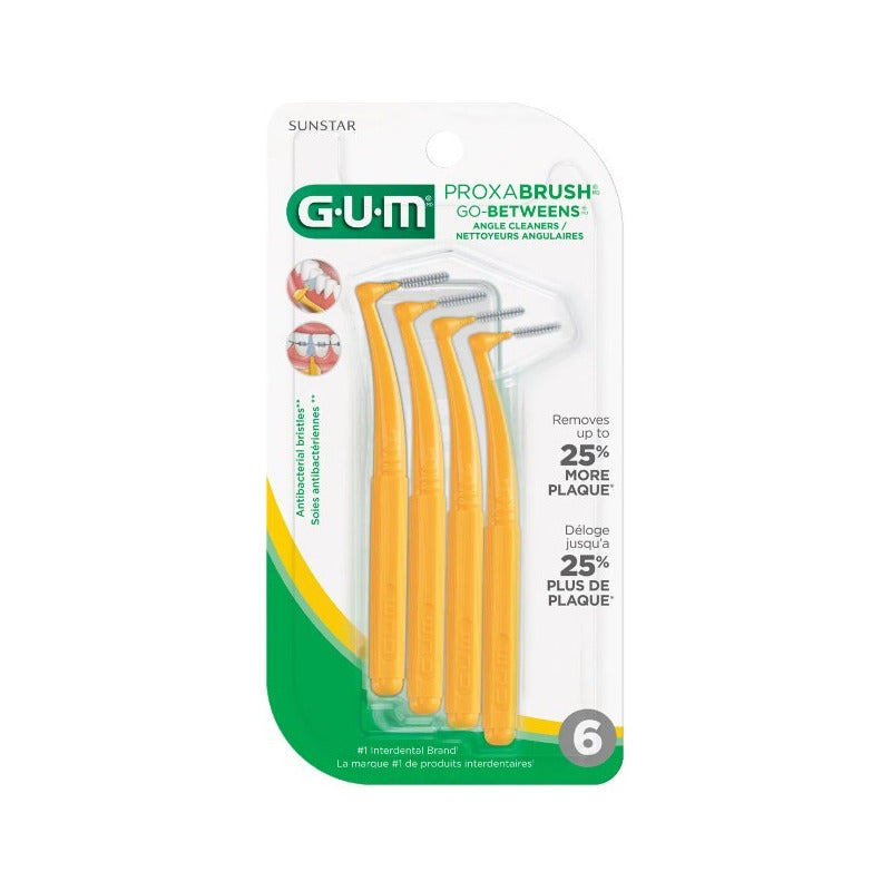 Cepillo Dental Gum Go Bet Microfino 6 Piezas