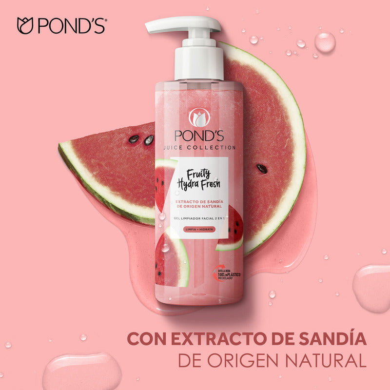 Pond's Gel Limpiador Facial Fruity Hydra Fresh Sandía 200 Ml