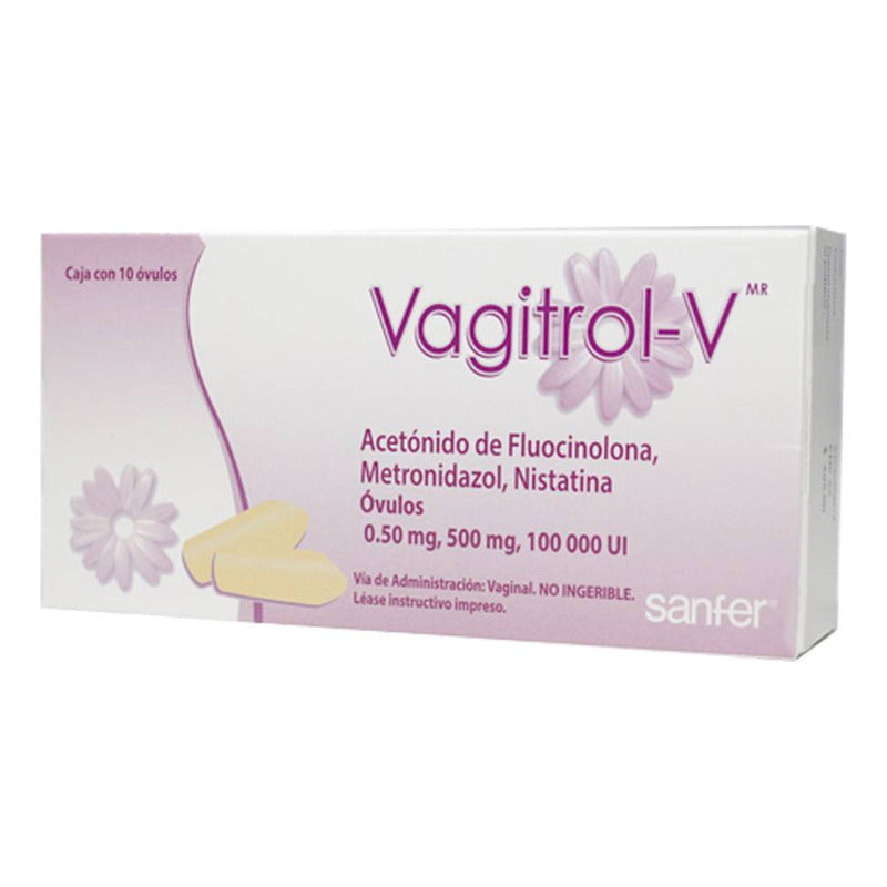 Vagitrol-v Óvulo 0,50/500/100000 U, 10 Óvulos