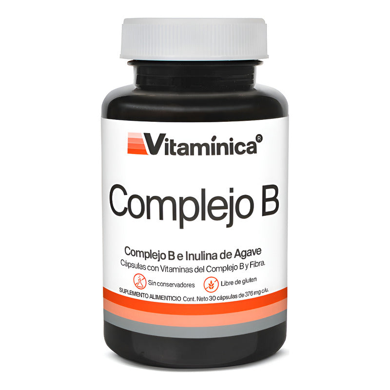 Complejo B Vitamínica 30 Cápsulas De 376 Mg C/u Sabor Sin Sabor