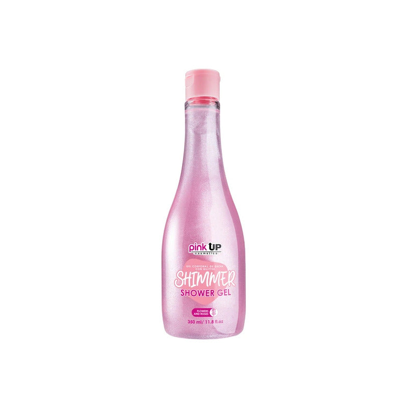 Pink Up Gel De Ducha Corporal Con Glitter 350ml Olor Rosas