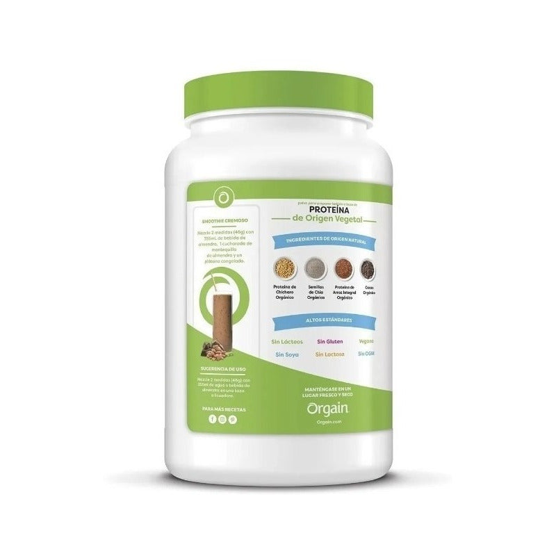 Proteína Orgánica Orgain 1.242 Kg Vegano Sabores