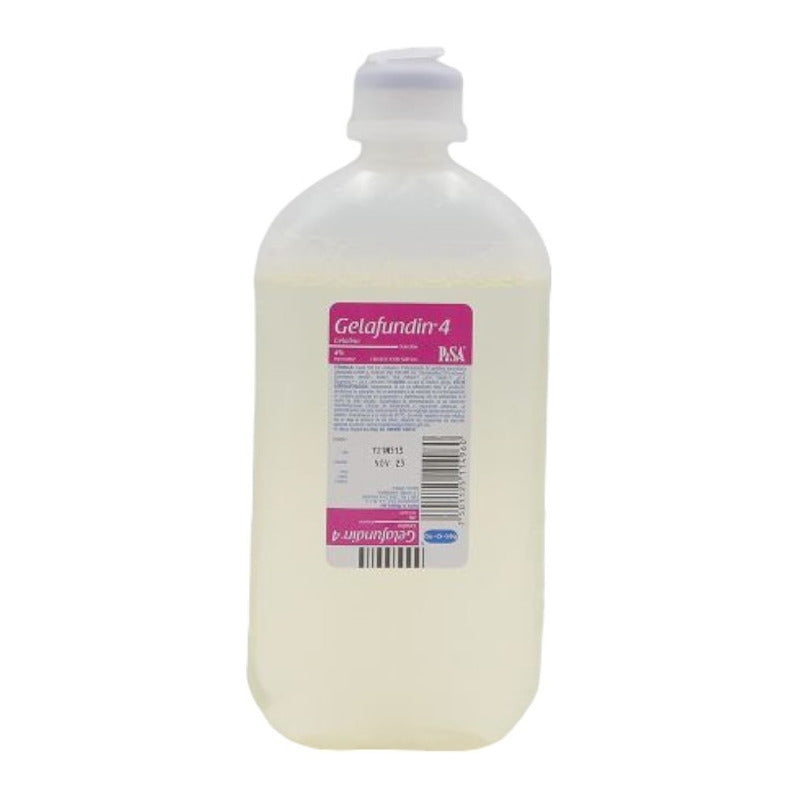 Gelafundin 4% Gelatina Pisa 500ml - Solución Inyectable 1pz