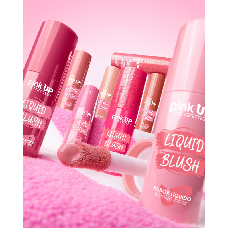 Rubor Líquido Pink Up Liquid Blush Larga Duración Tono Del Maquillaje Dream