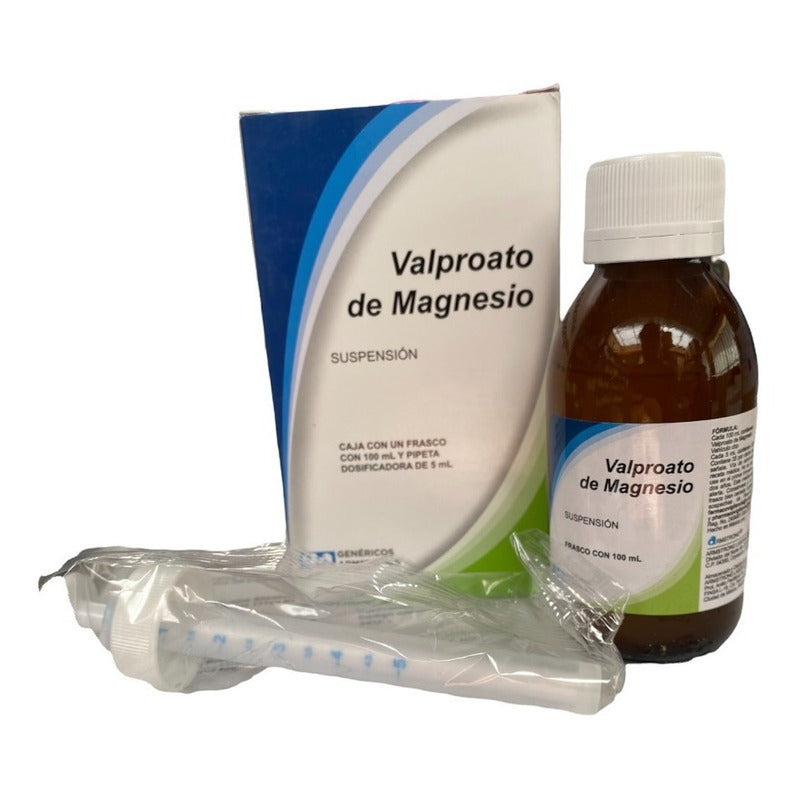 Valproato De Magnesio Suspensión Con Pipeta 100ml