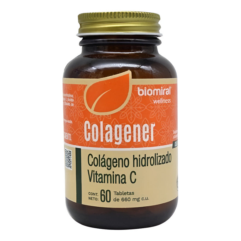 Colagener Colageno Hidrolizado Vitamina C 60 Tabletas Todo Tipo De Piel