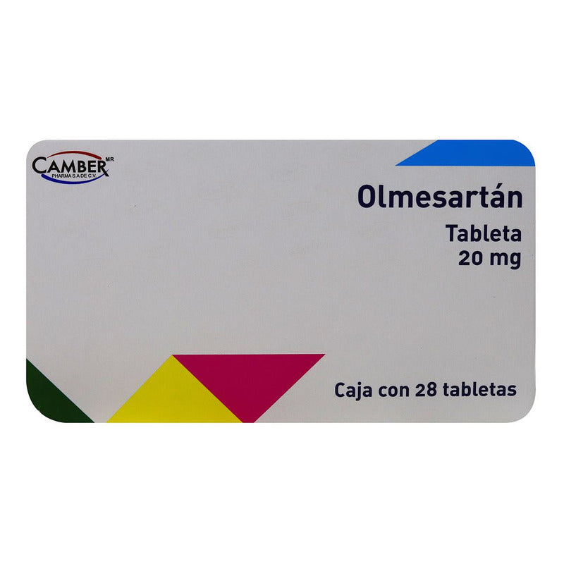 Olmesartan Camber 20mg 28 Tabs