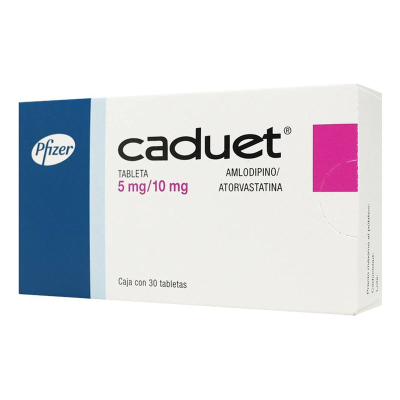 Caduet Tableta 5 Mg/10 Mg, 30 Tabletas