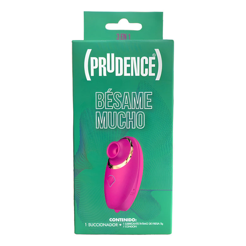 Prudence Bésame Mucho Vibrador Succionador 3 En 1 Rosa