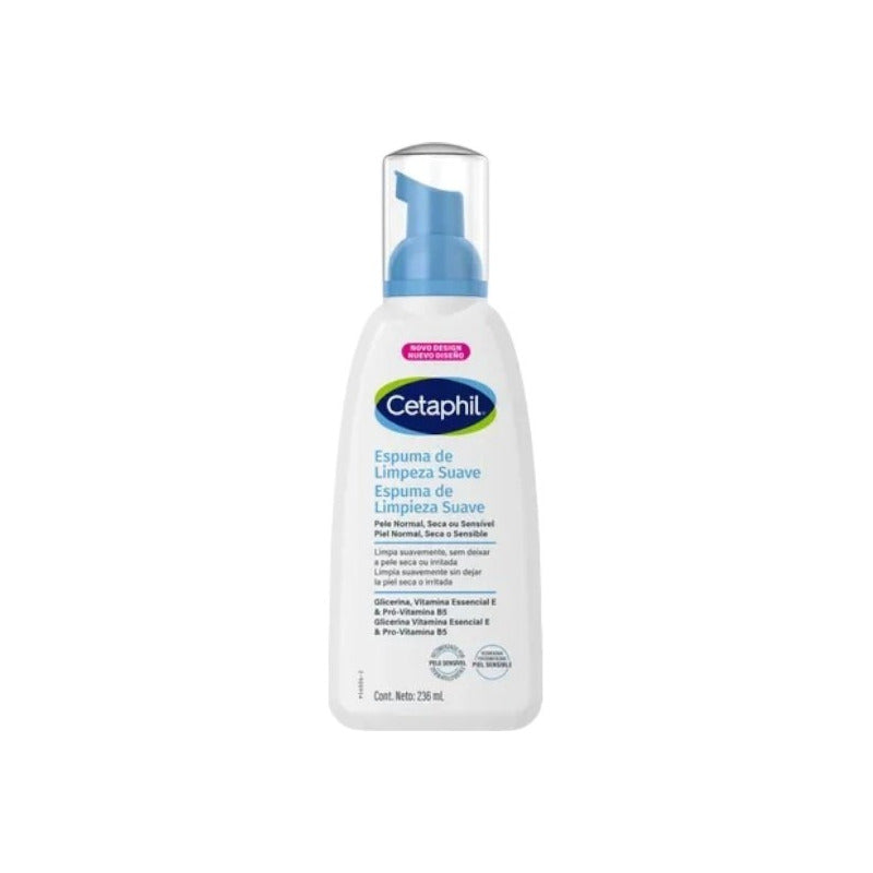 Cetaphil Espuma De Limpieza Suave Piel Seca Y Sensible 236ml