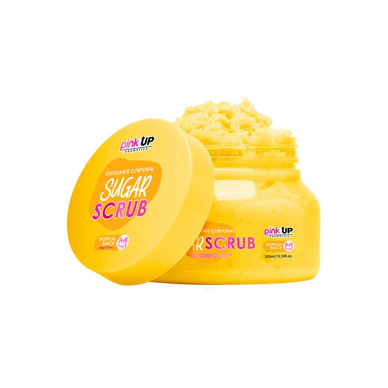 Sugar Scrub Exfoliante Corporal Pink Up 350g Fragancia Tropical Beach